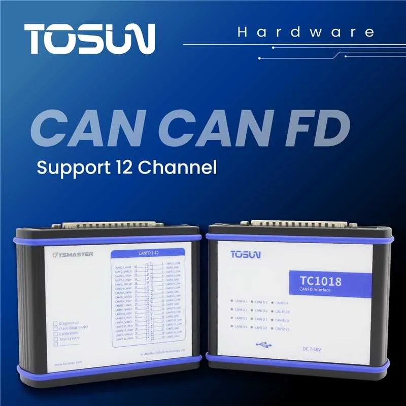 TOSUN Hardware CAN FD Product Portfolio Diagram