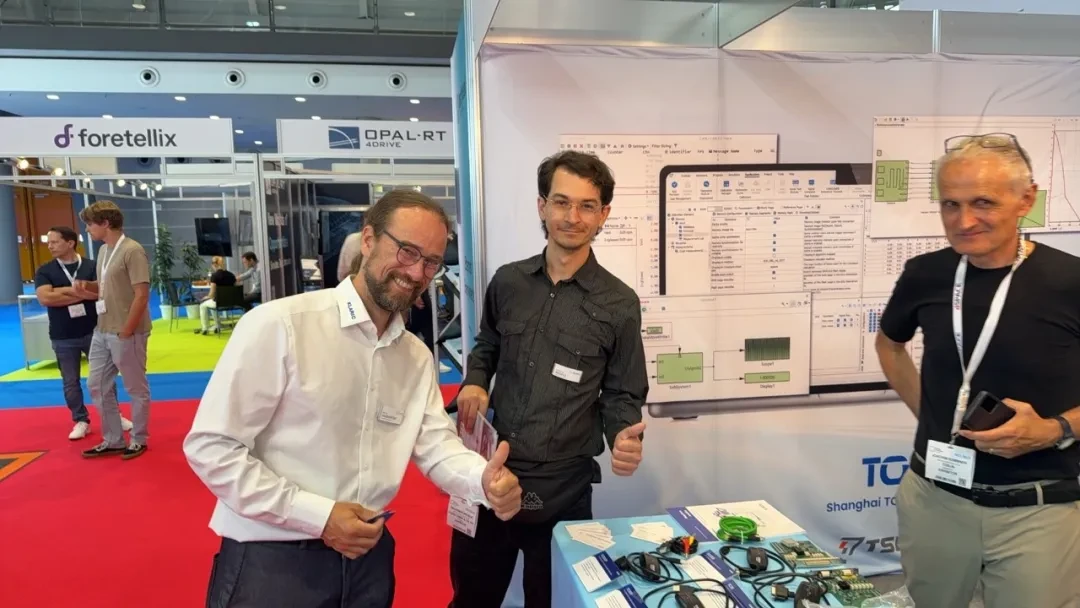 TOSUN Technology Concludes Successful Showcase at Automotive Testing Expo Europe 2026, Sets Sights on Shanghai Event 7 TOSUN engineer presenting TSMaster Model-Based Design software to visitors at Automotive Testing Expo Europe 2026